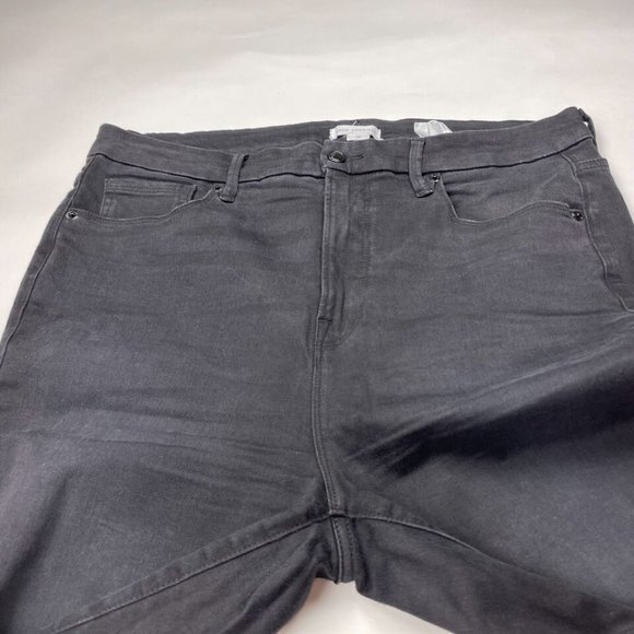 Good American Good Legs Step Fray Hem Skinny Jeans Women 16 Stretch GLSH616T - Picture 8 of 16